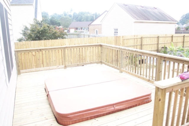 Deck Built Around Hot Tub #2