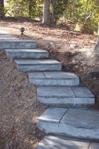 Hillside Steps Completed