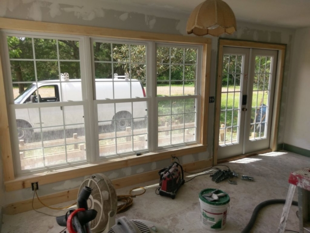 Sunroom During Construction