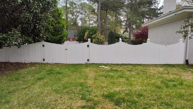 Replacing Rotted Wooden Panel Fence: Original Fence