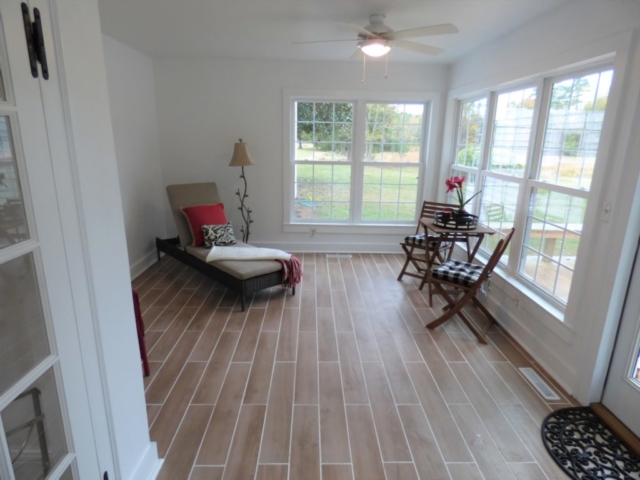 Faux Wood Tile Plank Floor