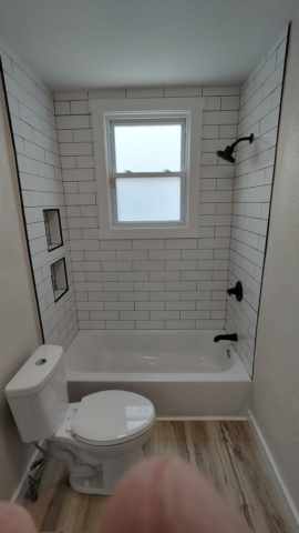 Bathtub Enclosure Tiling (Completed)