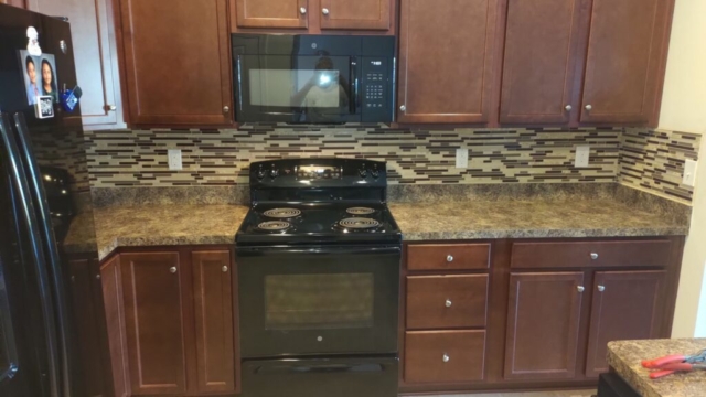 Kitchen Backsplash Completed