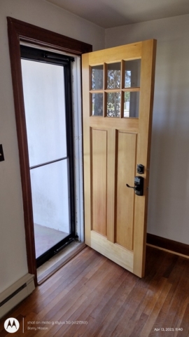 Front Entry and Storm Doors After