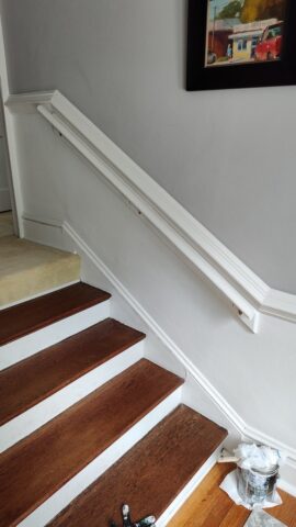 Upper Landing Stair Handrail Completed