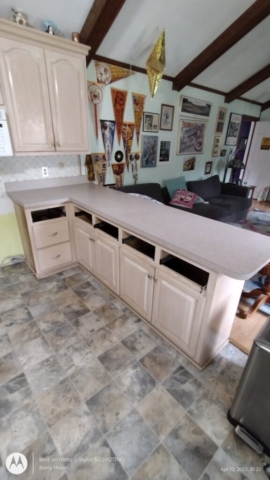 Kitchen Counter Refresh Before Replacement