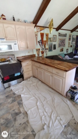 Kitchen Counter Refresh Completed