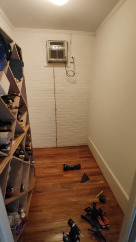 Kitchen Pantry Shelving Before