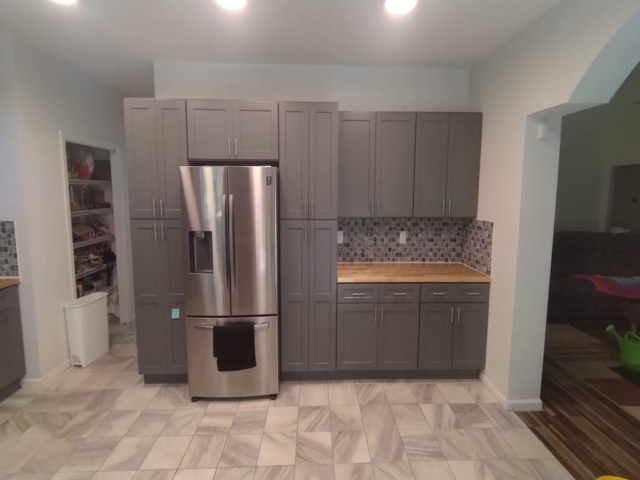 Kitchen Backsplash Completed 1