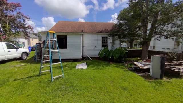 Back Porch Before Demo