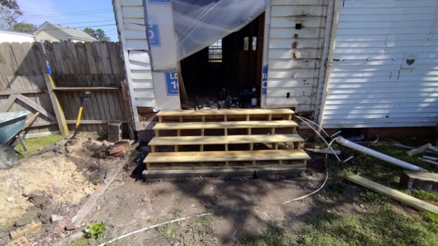 New Back Door Steps