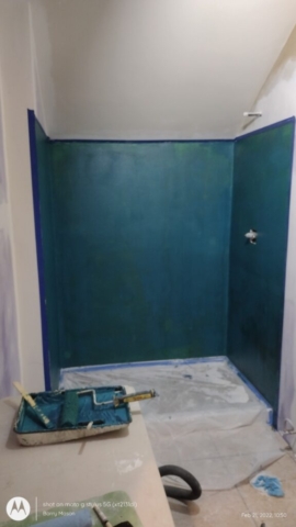 Shower Walls Waterproofed