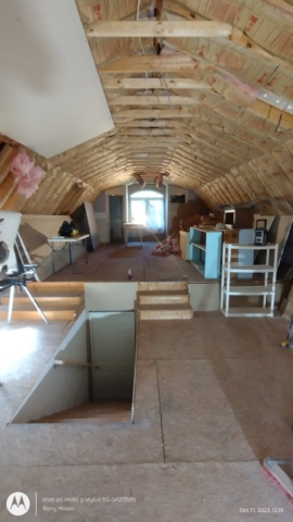 Room Over Garage Take Drywall Down to Upgrade Insulation