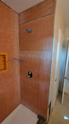 Shower During Construction 2