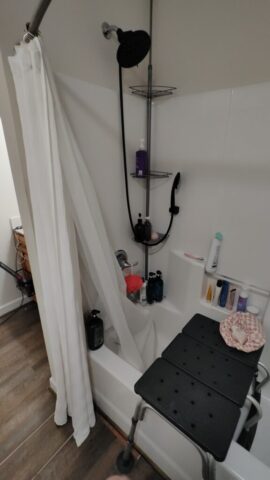 Shower/Bathtub Enclosure Before Construction