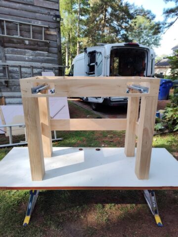 Vanity During Construction