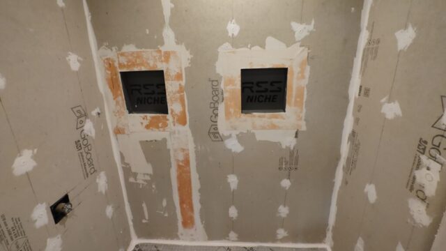 Shower Soap Niches and Waterproofing