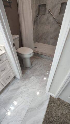 Tiled Floor Completed