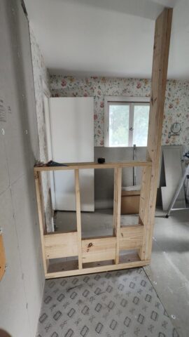 Framing and Blocking for Shower Half-Wall Framing and Blocking for Shower Half-Wall