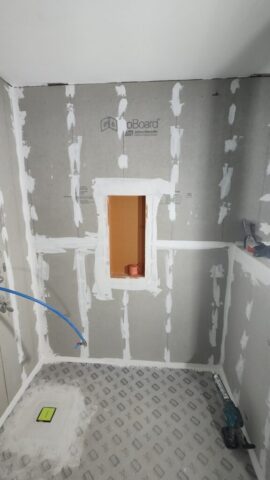 Shower Waterproofed Shower Waterproofed